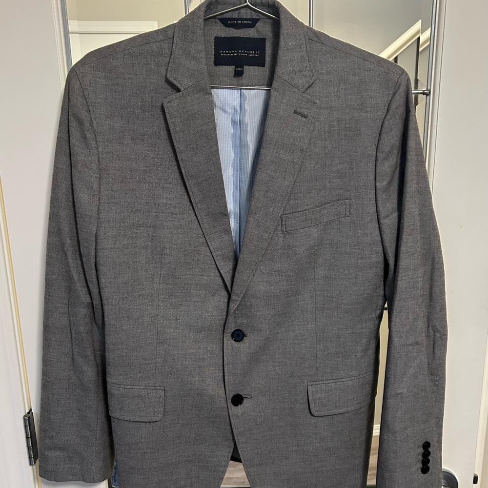 Banana Republic Gray Sport Coat